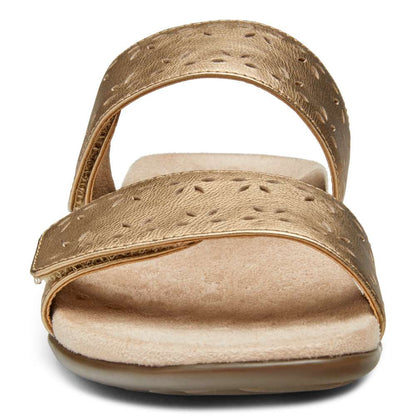 Randi Slide Sandal - Gold