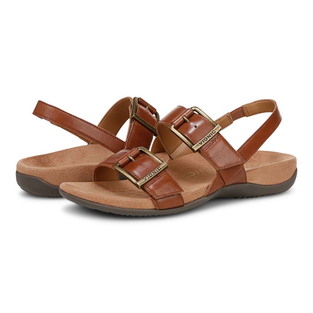 Reese Backstrap Sandal - Tan