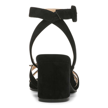 Rosabel Heeled Sandal - Black Suede