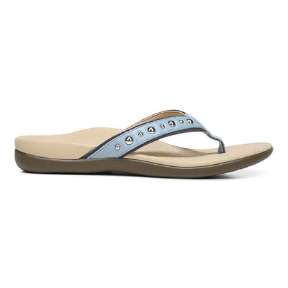Vanessa Toe Post Sandal - Light Blue