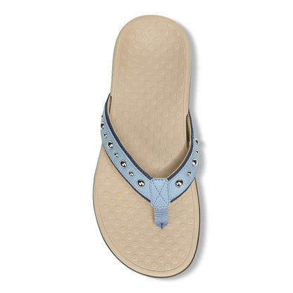 Vanessa Toe Post Sandal - Light Blue