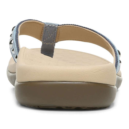 Vanessa Toe Post Sandal - Light Blue