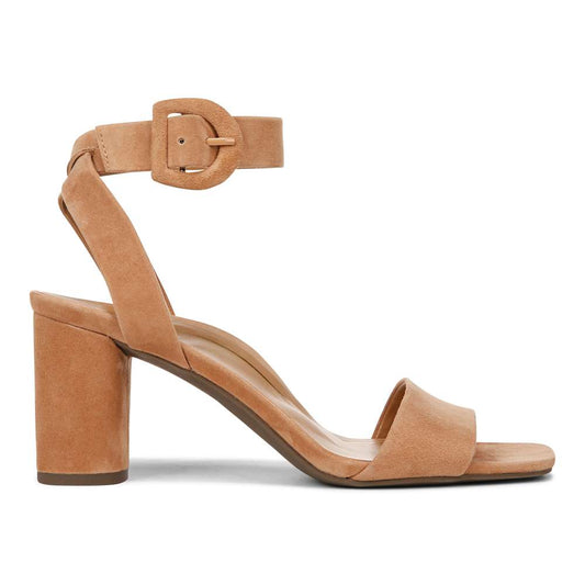 Zinfandel Block Heel Sandal - Camel